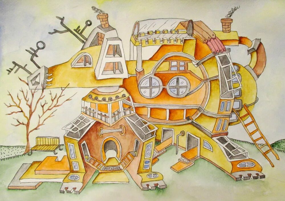 архитектура и дизайн для детей. необычные детские комнаты. здания для рисования. детские площадки. необычный интерьер детского сада.