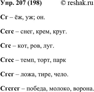 Упр 207 2 класс