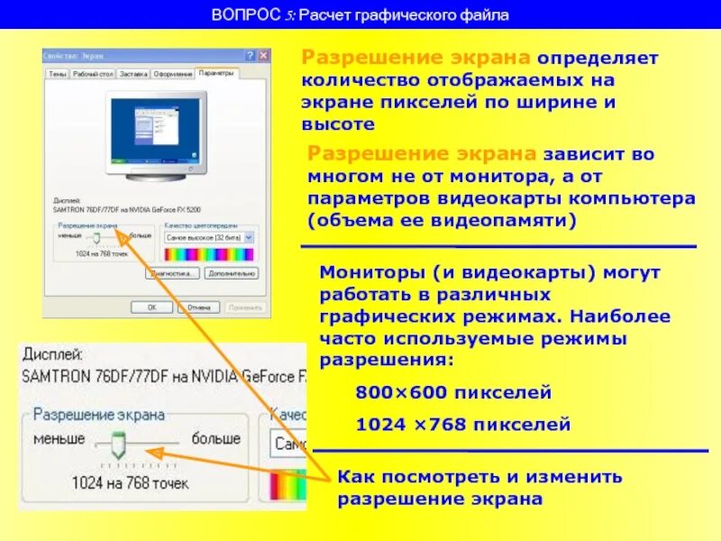 Разрешения мониторов. Разрешения графических файлов. Разрешение экранного изображения. Пространственное разрешение монитора это рисунок.