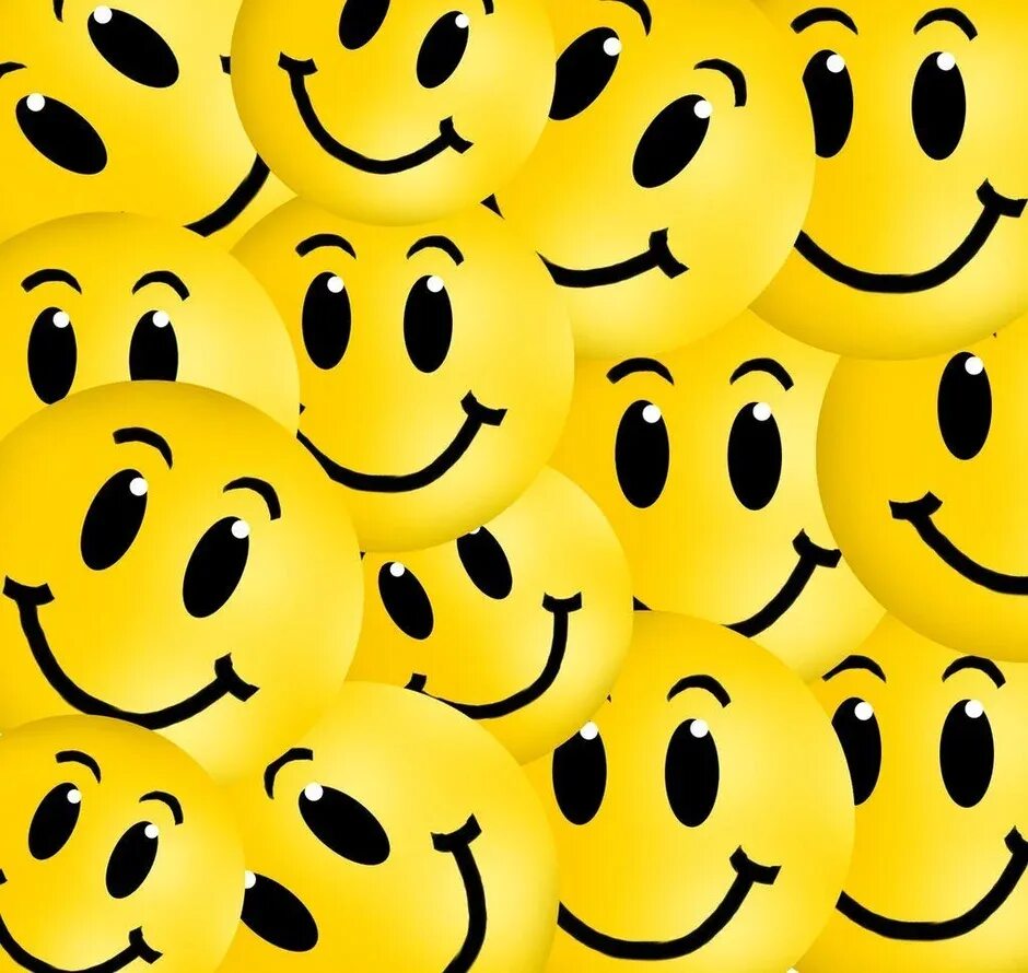 Много emoji. Много смайлов. фон смайлики. улыбающийся смайлик. куча смайликов.