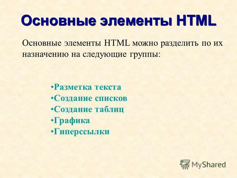 Html является средством создания. Основные элементы html. разметка текста. основные элементы разметки документа html.. структурная разметка текста.