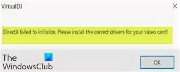 Please update directx. Please update directx
