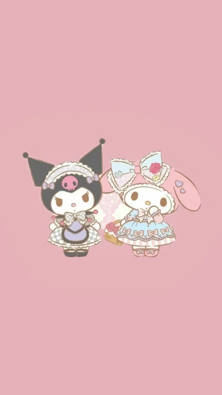 Куроми и мелоди на обои. Куроми розовая. My melody и куроми. Kuromi hello kitty обои. Раскраска куроми и мелади.