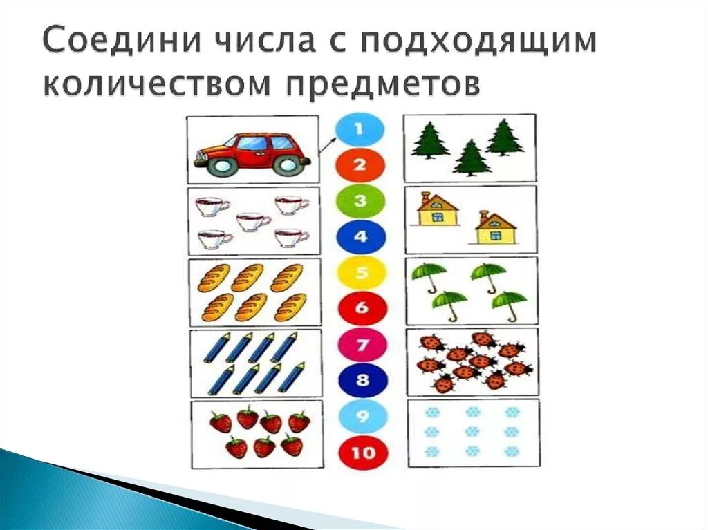 За счет каких предметов будут. Соотнесение предметов с цифрой. Соотносим количество с цифрой. Соедини числа с подходящим количеством предметов. Соотнесение количества предметов с цифрой.