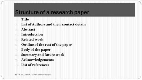 Research paper