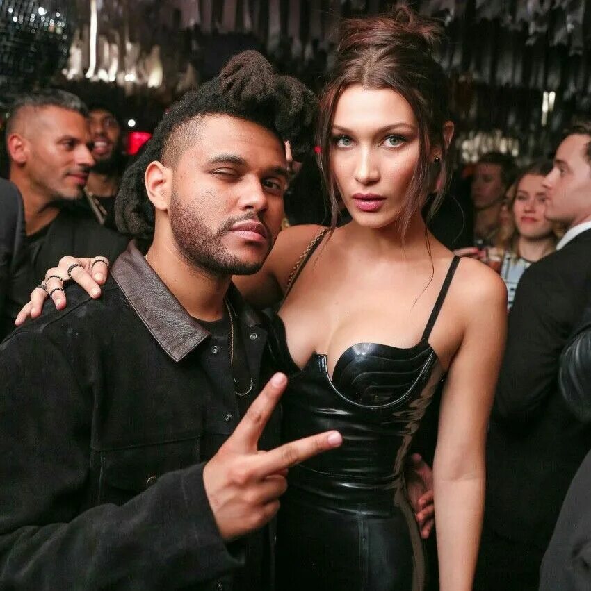 The Weeknd and Bella Hadid. She don t weekend