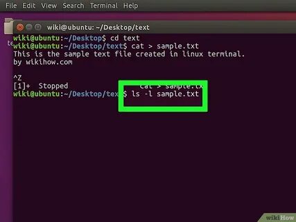 How create file linux
