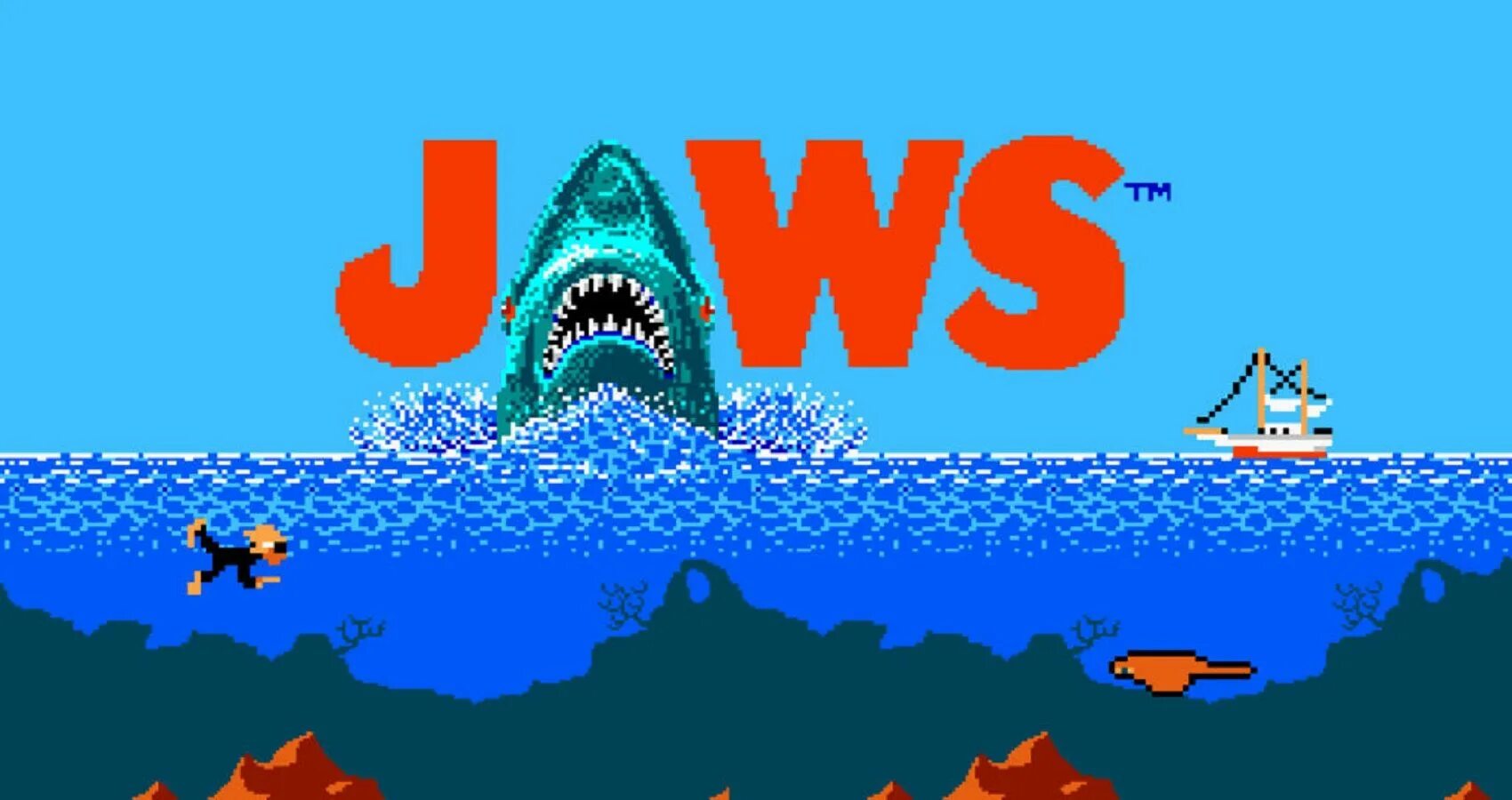 Jaws NES. Jaws NES game. Jaws Nintendo Entertainment System. Jaws NES Cover. Far nintendo