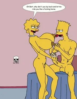 Lisa Simpson and Bart Simpson Penis Tits Handjob Big Breast.