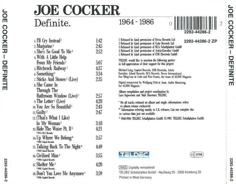 Joe cocker you are so. Joe cocker. joe cocker cocker 1986 vinyl. joe cocker hitchcock railway. joe cocker cocker [full album] (1986).