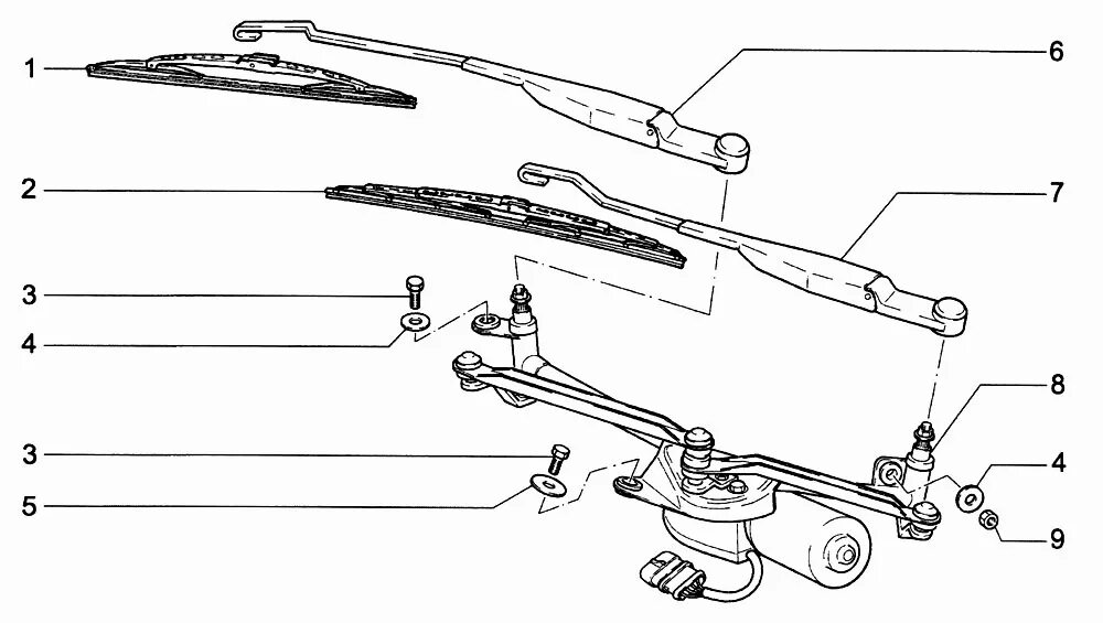 Рычаг стеклоочистителя заднего стекла ВАЗ 2111. Рычаг стеклоочистителя ВАЗ 2190 схема. Гайка крепления поводка стеклоочистителя ВАЗ 1118.