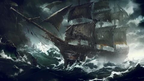 Карибское море арт