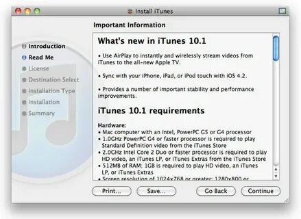 Apple installer