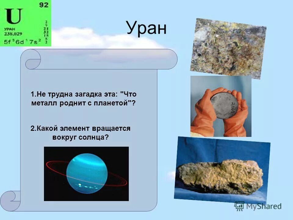 Уран образование