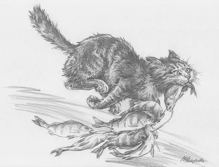 Кратчайшее содержание кот ворюга. Кот ворюга рисунок. раскраска кот ворюга паустовский. кот-ворюга паустовский иллюстрации к рассказу. кот ворюга рисунки детей.