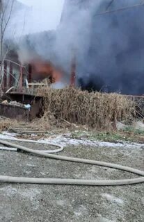 Пожар на складе потушили