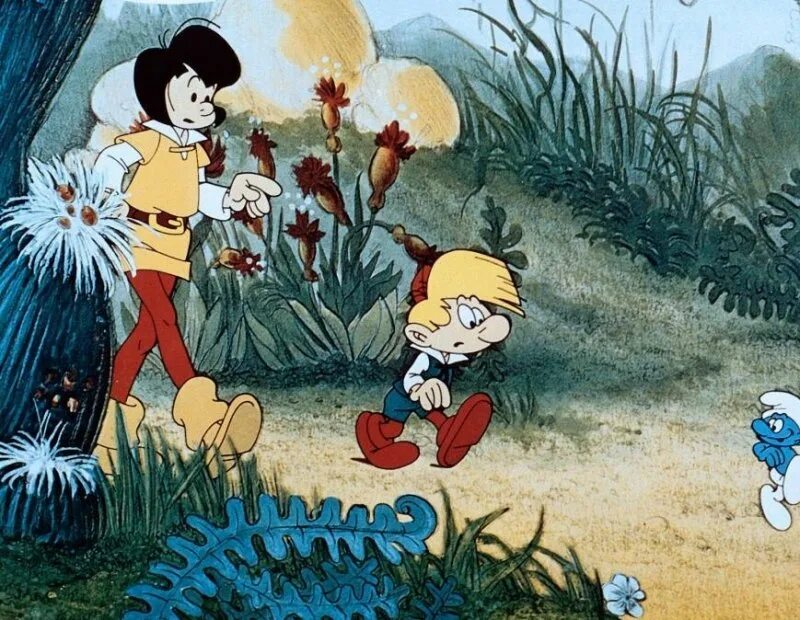 Смурфики и волшебная флейта 1976. Смурфики и волшебная флейта. Волшебный водопад смурфики. Смурфики и волшебная флейта 1976. Смурфики и волшебная флейта 1976.