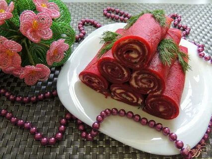 Свекольный рулет