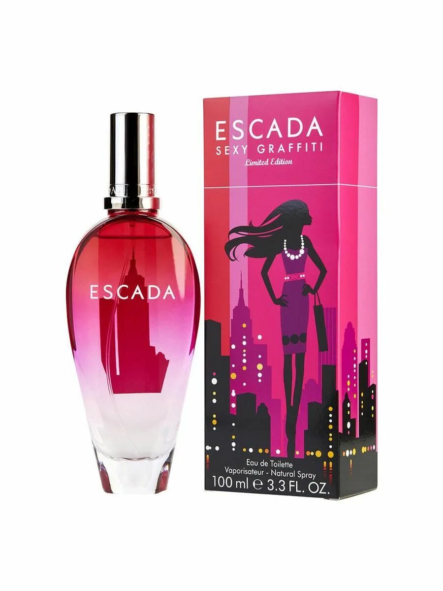 Escada limited edition. Эскада духи женские. туалетная вода escada sexy graffiti.