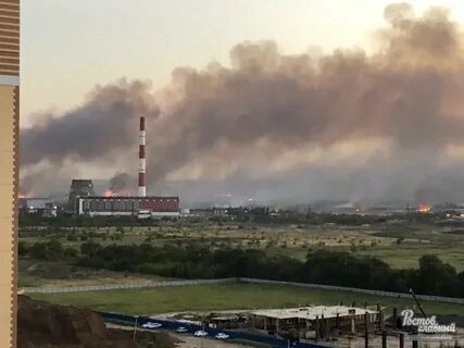 Горит в ростове на дону сейчас западном