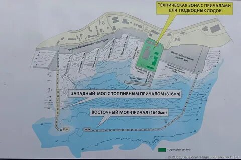 Карта причалов