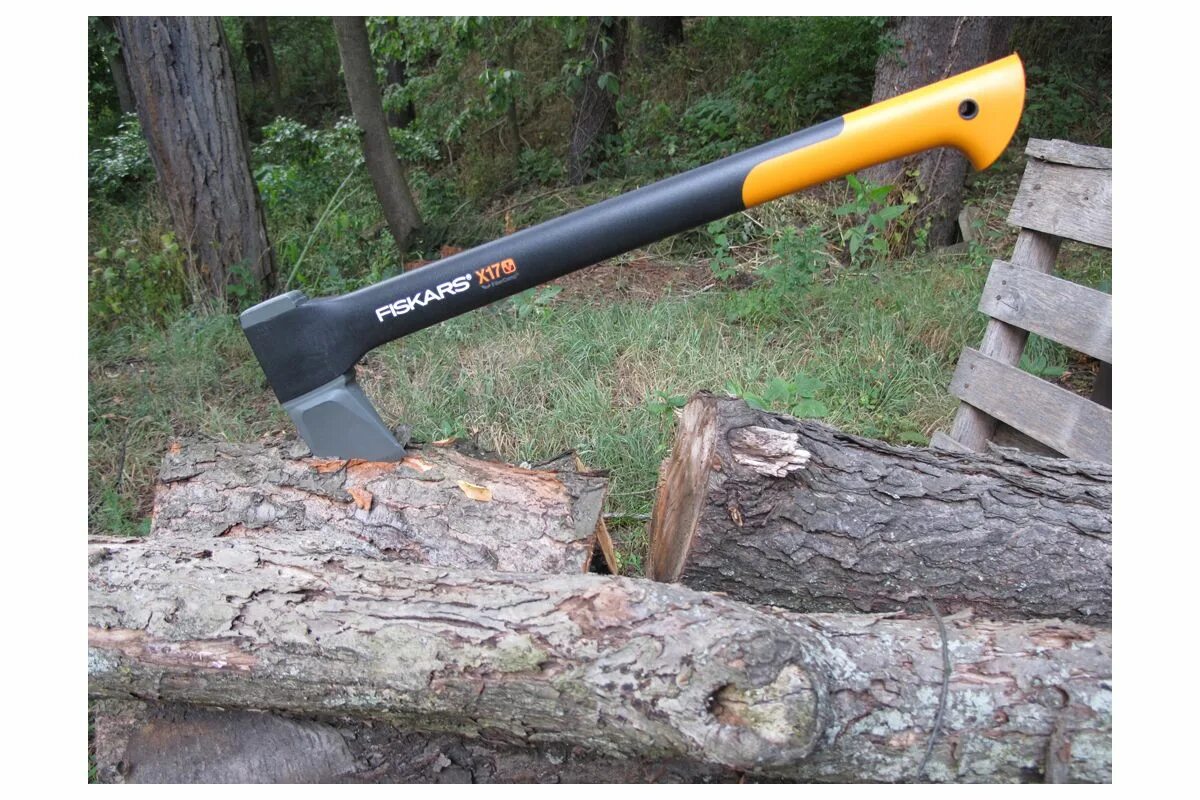 Колун fiskars x17. Купить ручной колун