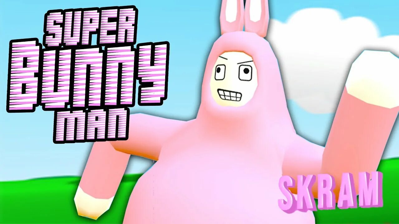 Titan bunny man. Супер бани Мэн. Кролики из super Bunny man. Funny Bunny man игра. Игра супер бани Мэн.