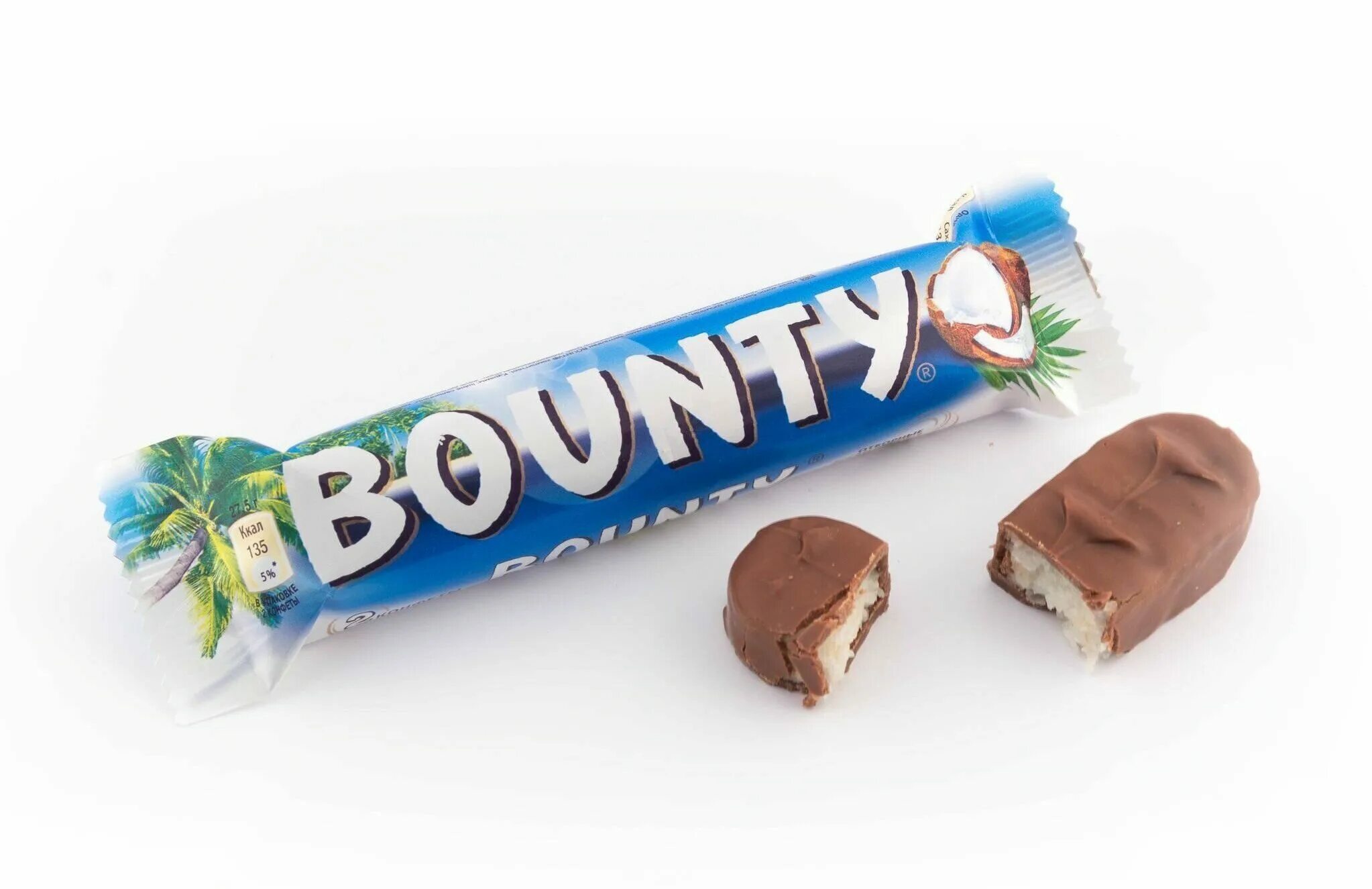 Шоколадный батончик Bounty 55 гр. Батончик Баунти 55 гр. Батончик Баунти 27,5 гр. Шоколадный батончик Bounty 55 г.