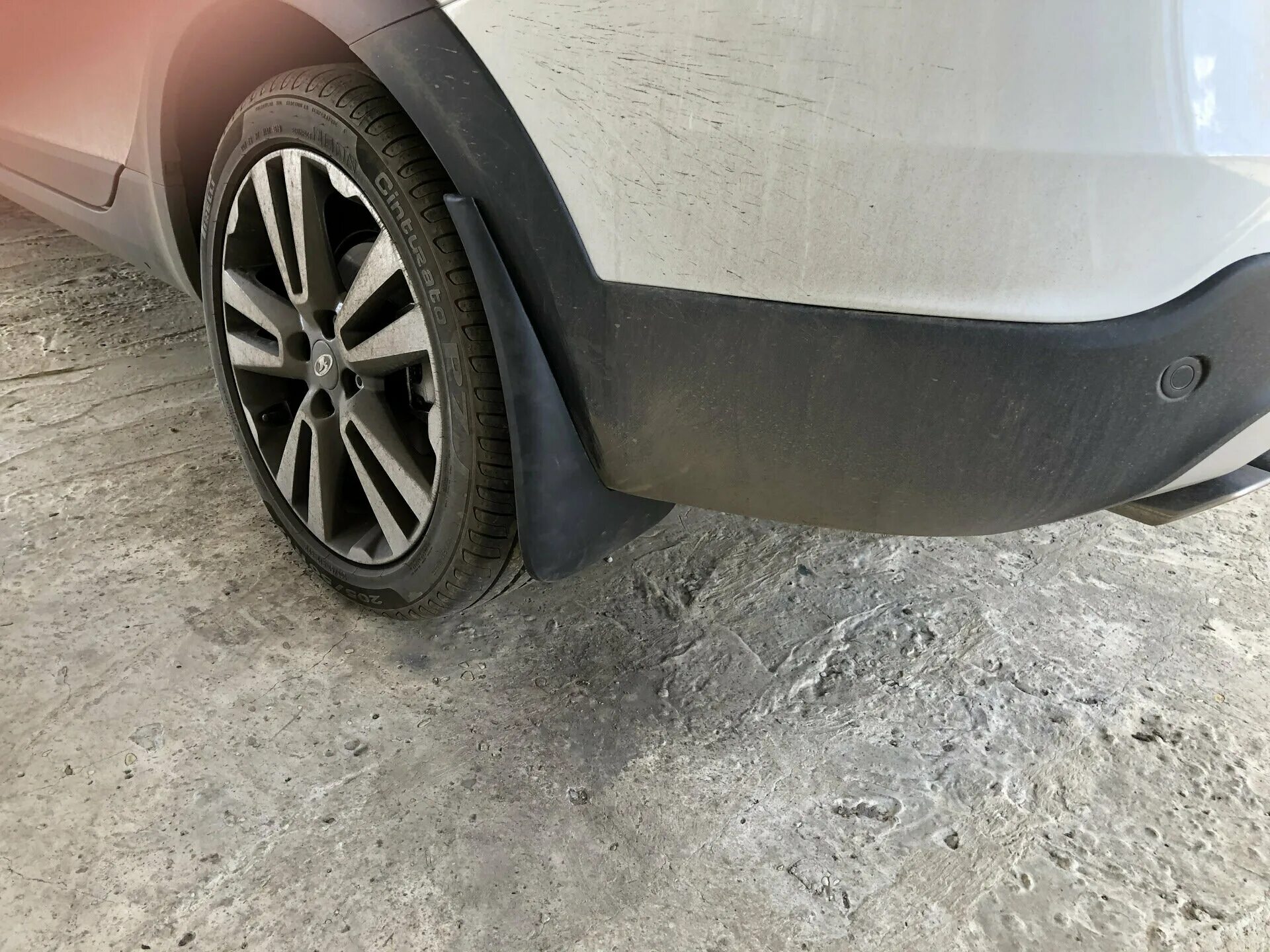 брызговики на весту