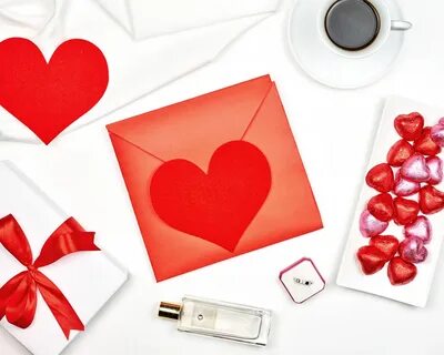 Скачать обои праздник, романтика, сердце, кофе, конфеты, 8 марта, раздел праздни