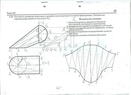 Способы построения разверток