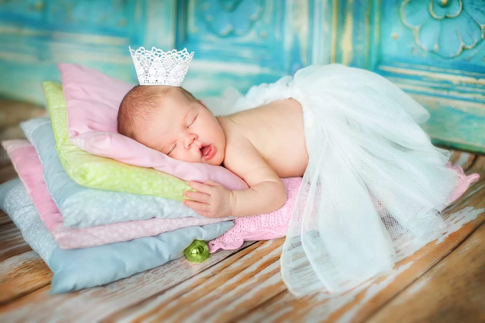 фотосессия с новорожденным дома