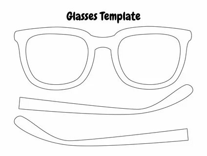 Eyeglasses Template - 10 Free PDF Printables Printablee Template printable, Leaf