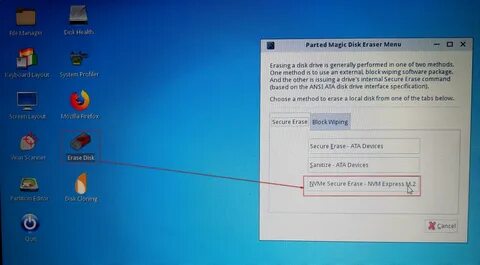 Secure erase