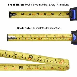 Assist 16ft5m Power Tape Measure Professional Inches And.