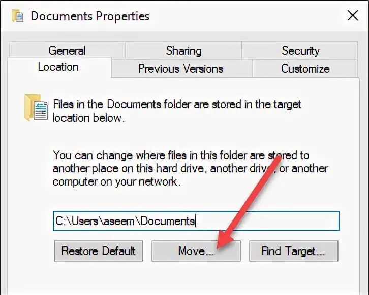 Move user. Диск locales. security folder user change.