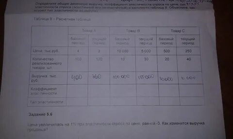 Денежные поступления за определенное время