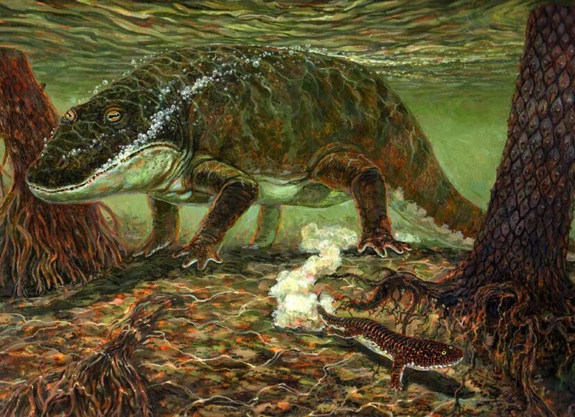 Why did a prehistoric reptile