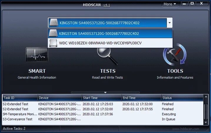 Настройки работы дисков. HDDSCAN. Утилита HDDSCAN. HDDSCAN 4. HDDSCAN тесты.