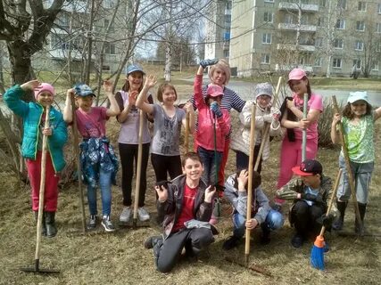 Субботник сайт школы