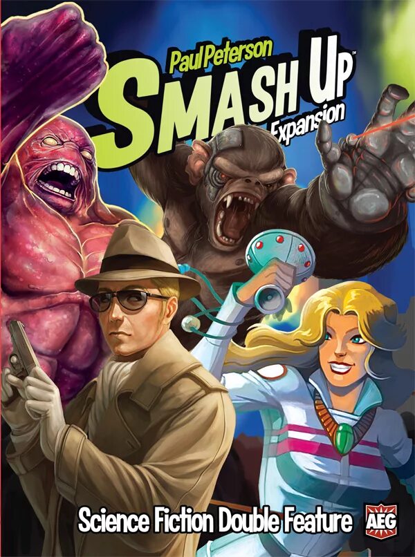 Smash up. Smash up monster smash. science fiction/double feature. smash up pnp.