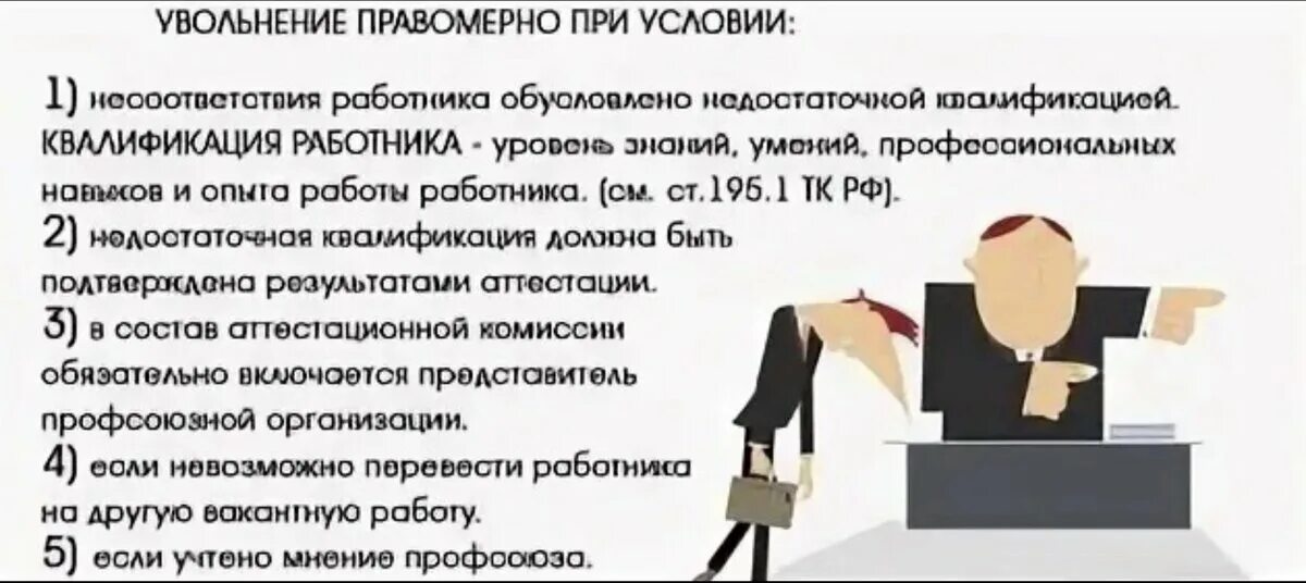 Увольнение работника. Несоответствие работника занимаемой должности. Увольнение персонала. Увольнение в несоответствии с занимаемой должности. Увольнение работников с детьми