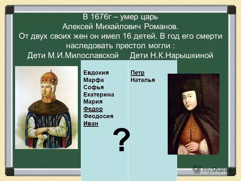 Алексей михайлович романов дети и жены схема. Наследники алексея михайловича. Иван алексеевич сын алексея михайловича. Дети алексея михайловича романова. Семья царя алексея.