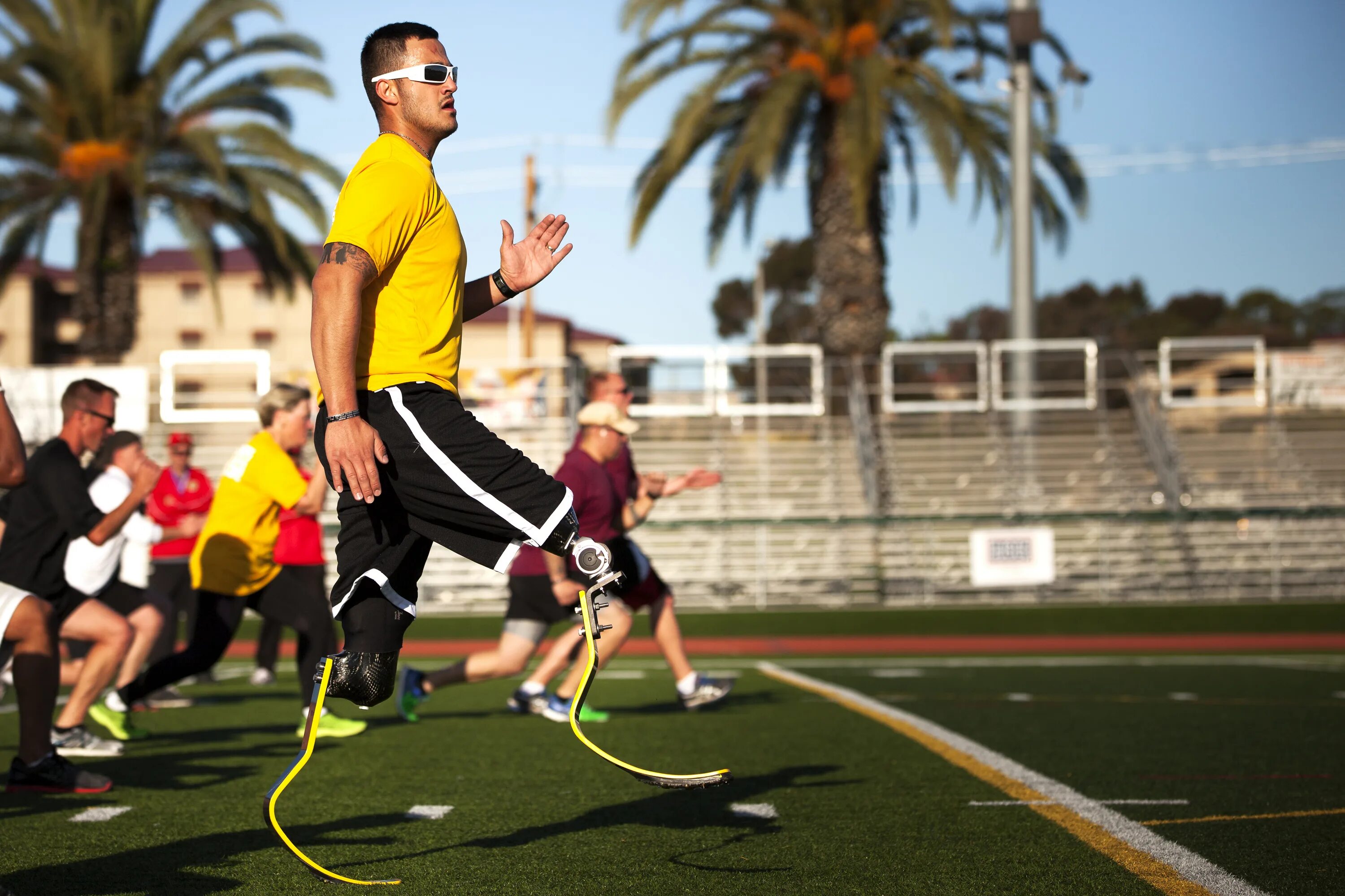 Warm sport. Jervis Pendleton. Sergeant Martinez. Practice Day 1.