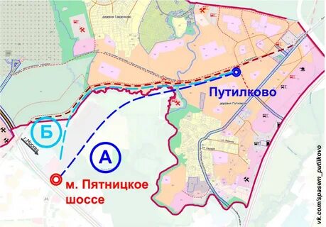 Митино путилково