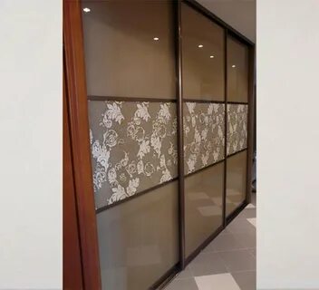 Шкаф купе с вставками