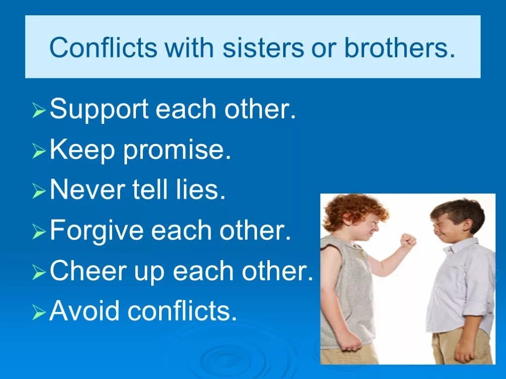Keep promise