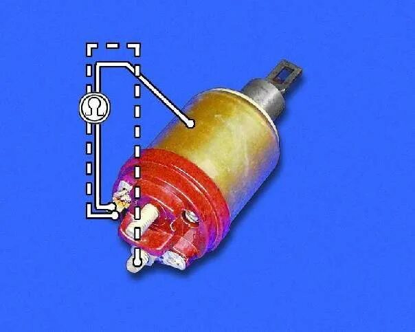 Как проверить втягивающее стартера ваз. Реле стартера 2109. Втягивающее реле ВАЗ 2109. Втягивающее реле стартера 2109. Втягивающий на стартер ВАЗ 2109.