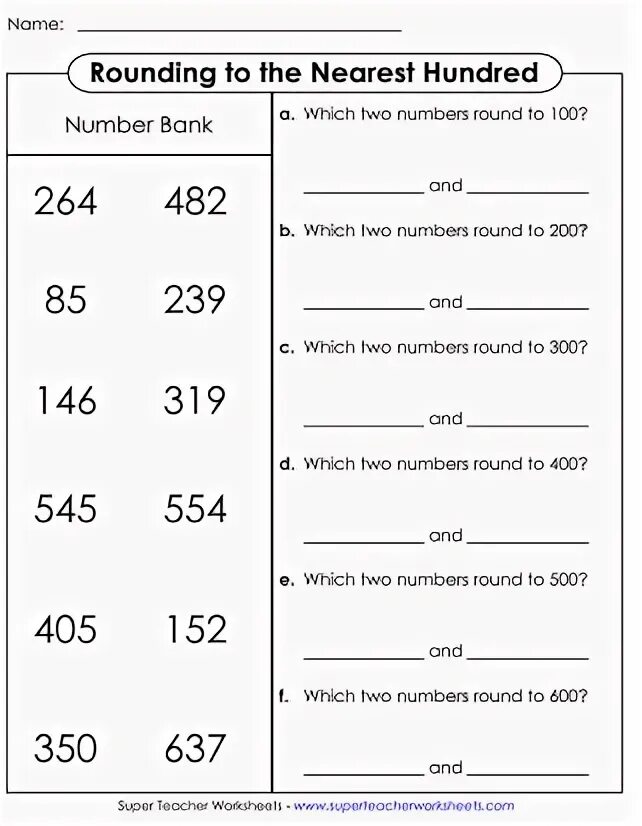 Round to nearest. Rounding Worksheet. Rounding numbers exercises. Hundred Thousand Worksheets. Rounding to the nearest 100 Worksheets.