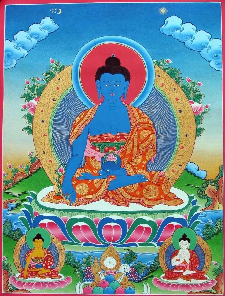Будда медицины бхайшаджьягуру. Будда медицины шакьямуни. Будда лазуритового сияния. Будда медицины тханка. Будда медицины изображение.
